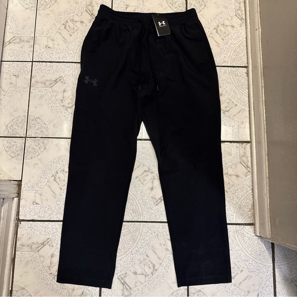 New Under Armour Elite Straight Leg Pants Black Men's Size Large 1372614-001 - Picture 1 of 7